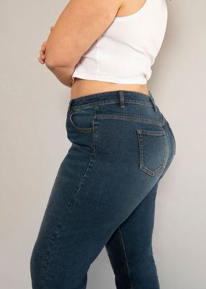 Straight-Fit Jeans Curvy - Dark Blue