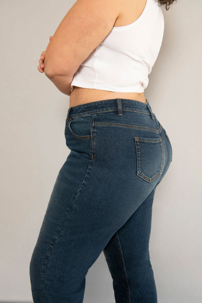 Straight-Fit Jeans Curvy - Dark Blue