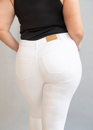 Lift & Shape Jeans Curvy - White