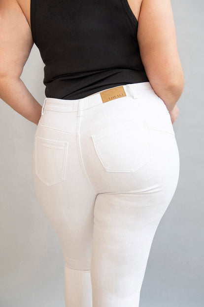 Lift & Shape Jeans Curvy - White