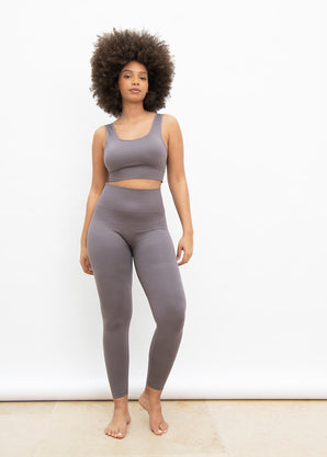 Ultimate Seamless High Waisted Leggings - Deep Mauve