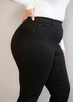 Ultimate 7/8 Jeggings Curvy - Black