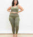 Ultimate Seamless Bralette Curvy - Sage Green