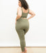 Ultimate High Waisted Seamless Leggings Curvy - Sage Green