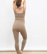 Ultimate Seamless Umstandsleggings - Oatmeal Beige