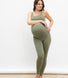 Ultimate Seamless Umstandsleggings - Sage Green