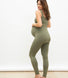 Ultimate Seamless Umstandsleggings - Sage Green