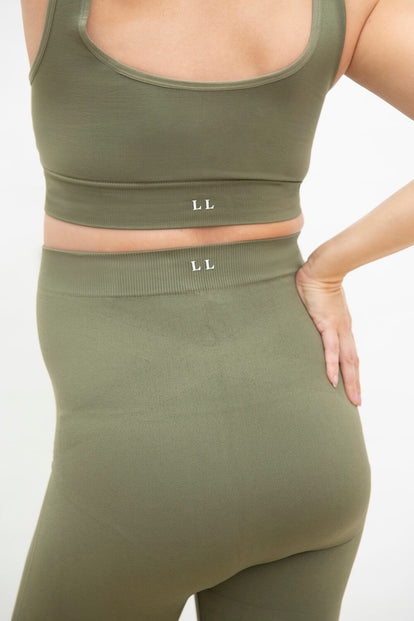 Ultimate Seamless Umstandsleggings - Sage Green