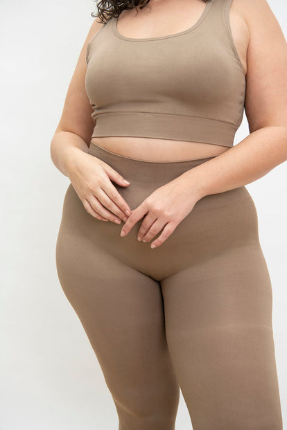 Ultimate Seamless Bralette Curvy - Oatmeal Beige