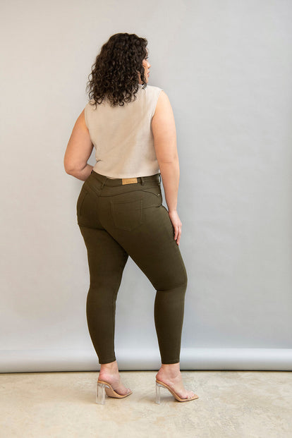 Ultimate Jeggings - Khaki Green