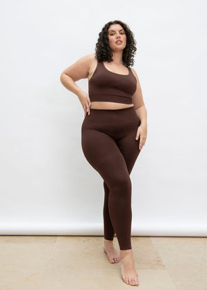 Ultimate Seamless Bralette Curvy - Chocolate Brown