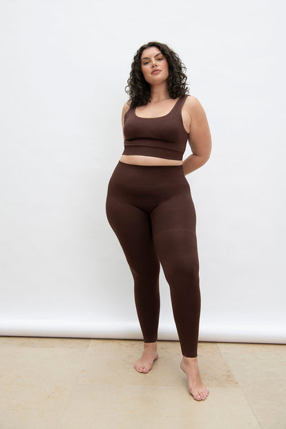 Ultimate Seamless Bralette Curvy - Chocolate Brown