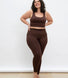 Ultimate Seamless Bralette Curvy - Chocolate Brown