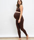 Ultimate Seamless Umstandsleggings - Chocolate Brown