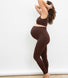 Ultimate Seamless Umstandsleggings - Chocolate Brown