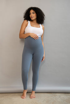 Everyday Umstandsleggings Lightweight - Steel Blue