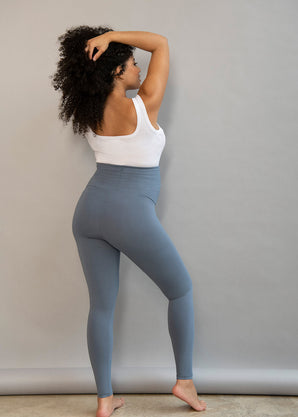 Everyday Umstandsleggings Lightweight - Steel Blue