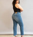 Straight-Fit Jeans - Mid Blue