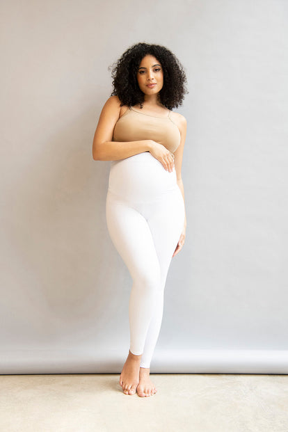 Everyday Umstandsleggings Lightweight - White