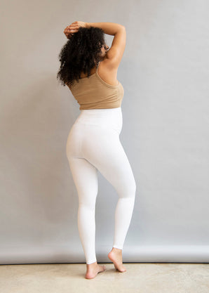 Everyday Umstandsleggings Lightweight - White