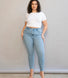 Lift & Shape Jeans Curvy - Light Bleach