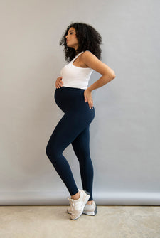 Everyday Umstandsleggings - Navy Blue