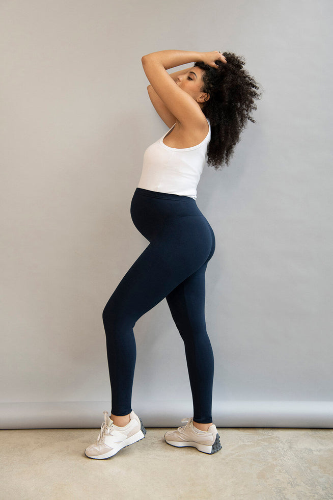 Everyday Umstandsleggings - Navy Blue