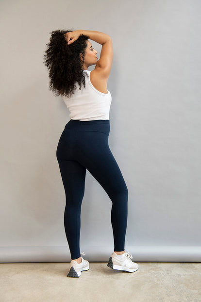 Everyday Umstandsleggings - Navy Blue