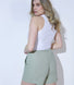 Leinenshorts Curvy - Sage Green