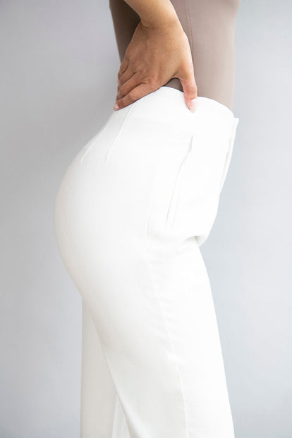 Zigarettenhose Curvy - Off White