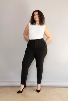 Zigarettenhose Curvy - Black