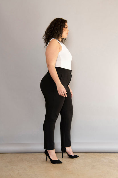 Zigarettenhose Curvy - Black