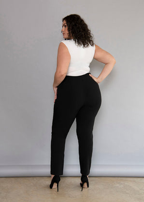 Zigarettenhose Curvy - Black