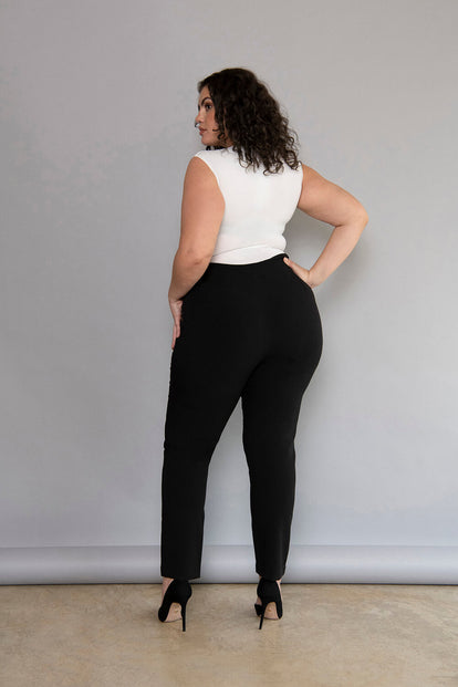 Zigarettenhose Curvy - Black