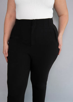 Zigarettenhose Curvy - Black