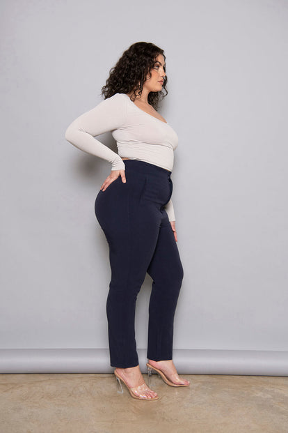 Zigarettenhose Curvy - Navy