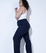 Leinenhose Curvy - Navy