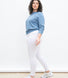Everyday High Waisted Leggings Curvy - White