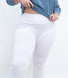 Everyday High Waisted Leggings Curvy - White