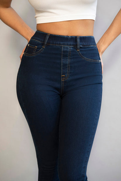 Ultimate 7/8 Jeggings Curvy - Dark Blue