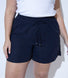 Leinenshorts Curvy - Navy