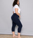 Cropped Leggings Lightweight - Navy