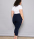 Cropped Leggings Lightweight Curvy - Navy