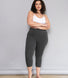 Cropped Leggings Lightweight Curvy - Dark Grey