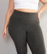 Cropped Leggings Lightweight Curvy - Dark Grey