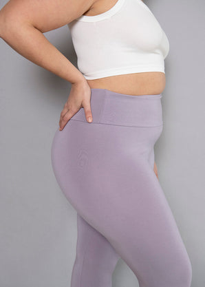 Cropped Leggings Lightweight - Mauve