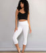 Cropped Leggings Lightweight - White