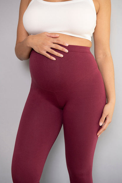 Everyday Umstandsleggings - Burgundy