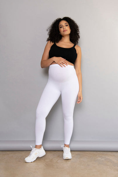 Everyday Umstandsleggings - White