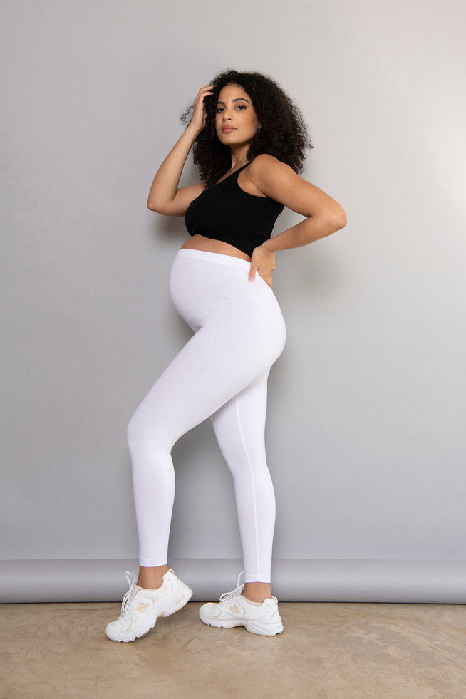 Everyday Umstandsleggings - White